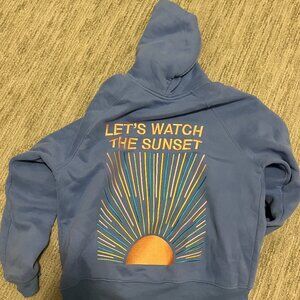 Dandy Worldwide Blue Let's Watch the Sunset Hoodie M